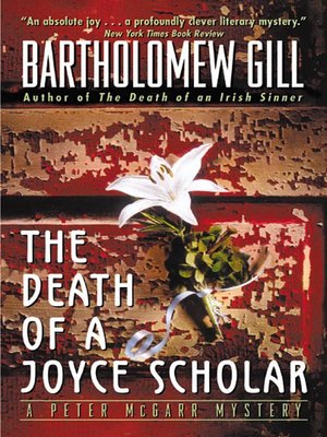 cover image of The Death of a Joyce Scholar